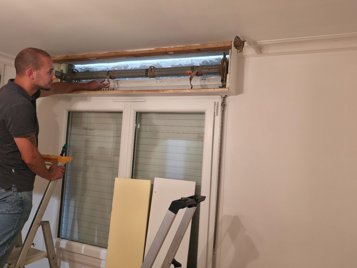 Rénovation d'un coffre existant